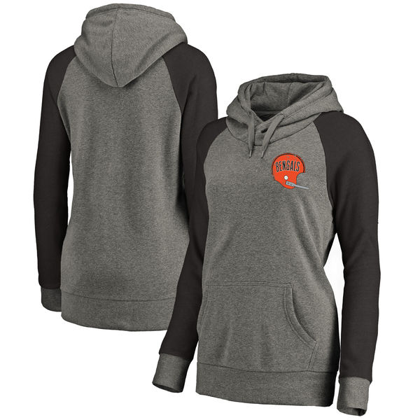 Women Cincinnati Bengals NFL Pro Line by Fanatics Branded Plus Sizes Vintage Lounge Pullover Hoodie - Heathered Gray,We sell and wholesale Women Cincinnati Bengals NFL Pro Line by Fanatics Branded Plus Sizes Vintage Lounge Pullover Hoodie - Heathered Gray on line form chian!