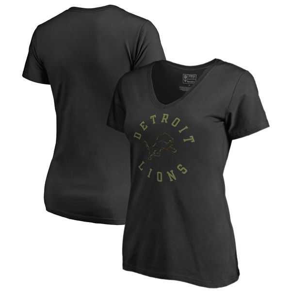Women Detroit Lions NFL Pro Line by Fanatics Branded Camo Collection Liberty Plus Size V Neck T-Shirt Black,We sell and wholesale Women Detroit Lions NFL Pro Line by Fanatics Branded Camo Collection Liberty Plus Size V Neck T-Shirt Black on line form chian!