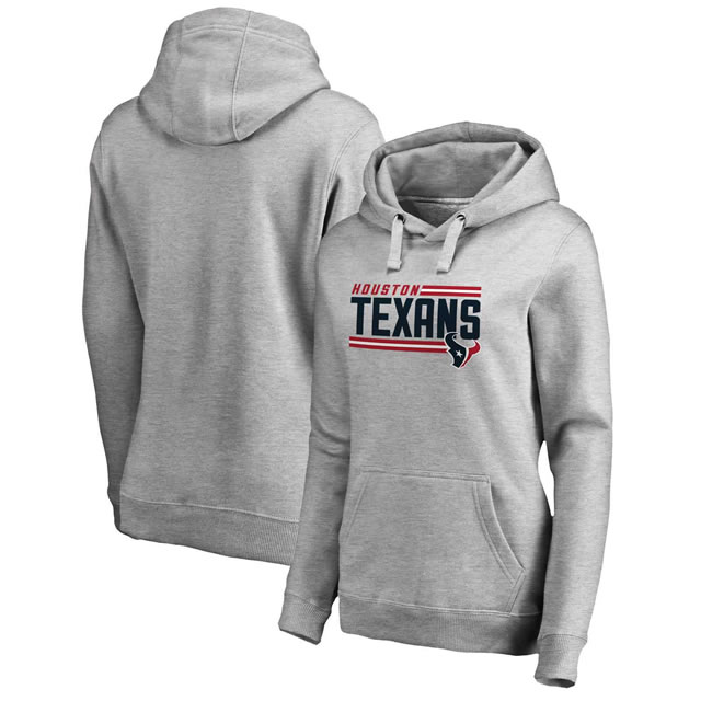 Women Houston Texans NFL Pro Line by Fanatics Branded Ash Iconic Collection On Side Stripe Pullover Hoodie 90Hou,We sell and wholesale Women Houston Texans NFL Pro Line by Fanatics Branded Ash Iconic Collection On Side Stripe Pullover Hoodie 90Hou on line form chian!