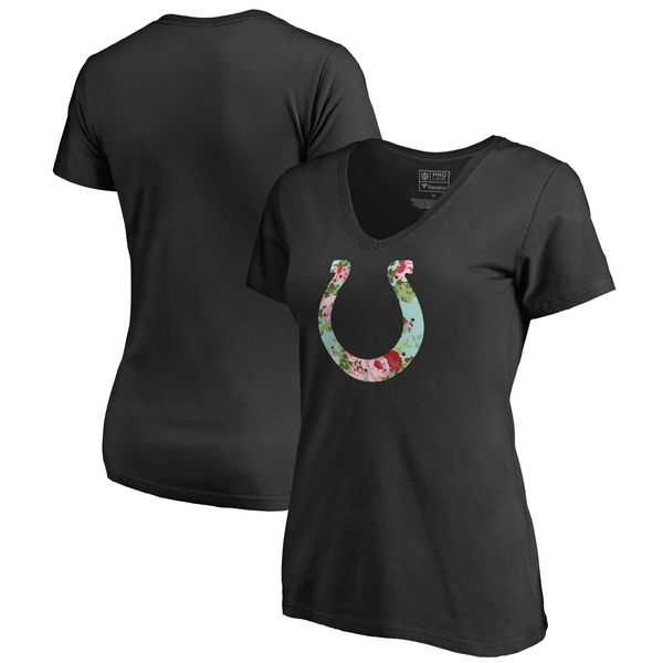 Women Indianapolis Colts NFL Pro Line by Fanatics Branded Lovely Plus Size V Neck T-Shirt Black,We sell and wholesale Women Indianapolis Colts NFL Pro Line by Fanatics Branded Lovely Plus Size V Neck T-Shirt Black on line form chian!
