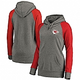Women Kansas City Chiefs NFL Pro Line by Fanatics Branded Plus Sizes Vintage Lounge Pullover Hoodie - Heathered Gray,baseball caps,new era cap wholesale,wholesale hats