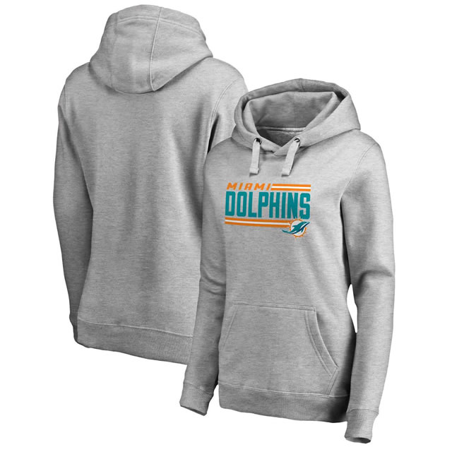 Women Miami Dolphins NFL Pro Line by Fanatics Branded Ash Iconic Collection On Side Stripe Pullover Hoodie 90Hou,We sell and wholesale Women Miami Dolphins NFL Pro Line by Fanatics Branded Ash Iconic Collection On Side Stripe Pullover Hoodie 90Hou on line form chian!