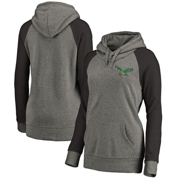 Women Philadelphia Eagles NFL Pro Line by Fanatics Branded Plus Sizes Vintage Lounge Pullover Hoodie - Heathered Gray,We sell and wholesale Women Philadelphia Eagles NFL Pro Line by Fanatics Branded Plus Sizes Vintage Lounge Pullover Hoodie - Heathered Gray on line form chian!