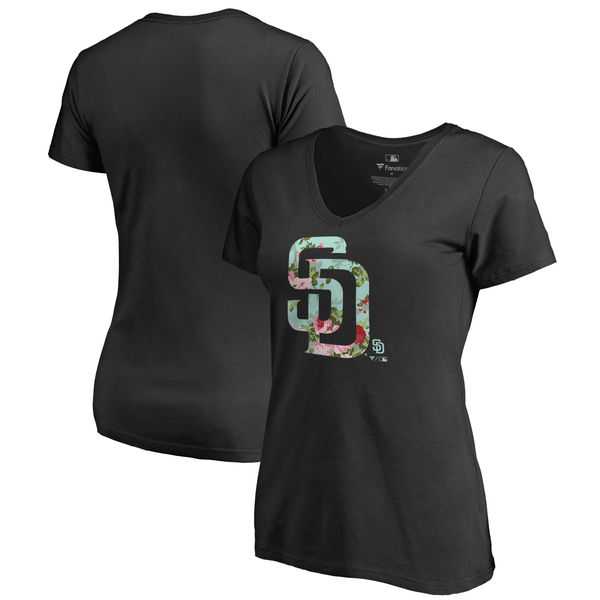 Women San Diego Padres Fanatics Branded Lovely V Neck T-Shirt Black Fyun,We sell and wholesale Women San Diego Padres Fanatics Branded Lovely V Neck T-Shirt Black Fyun on line form chian!