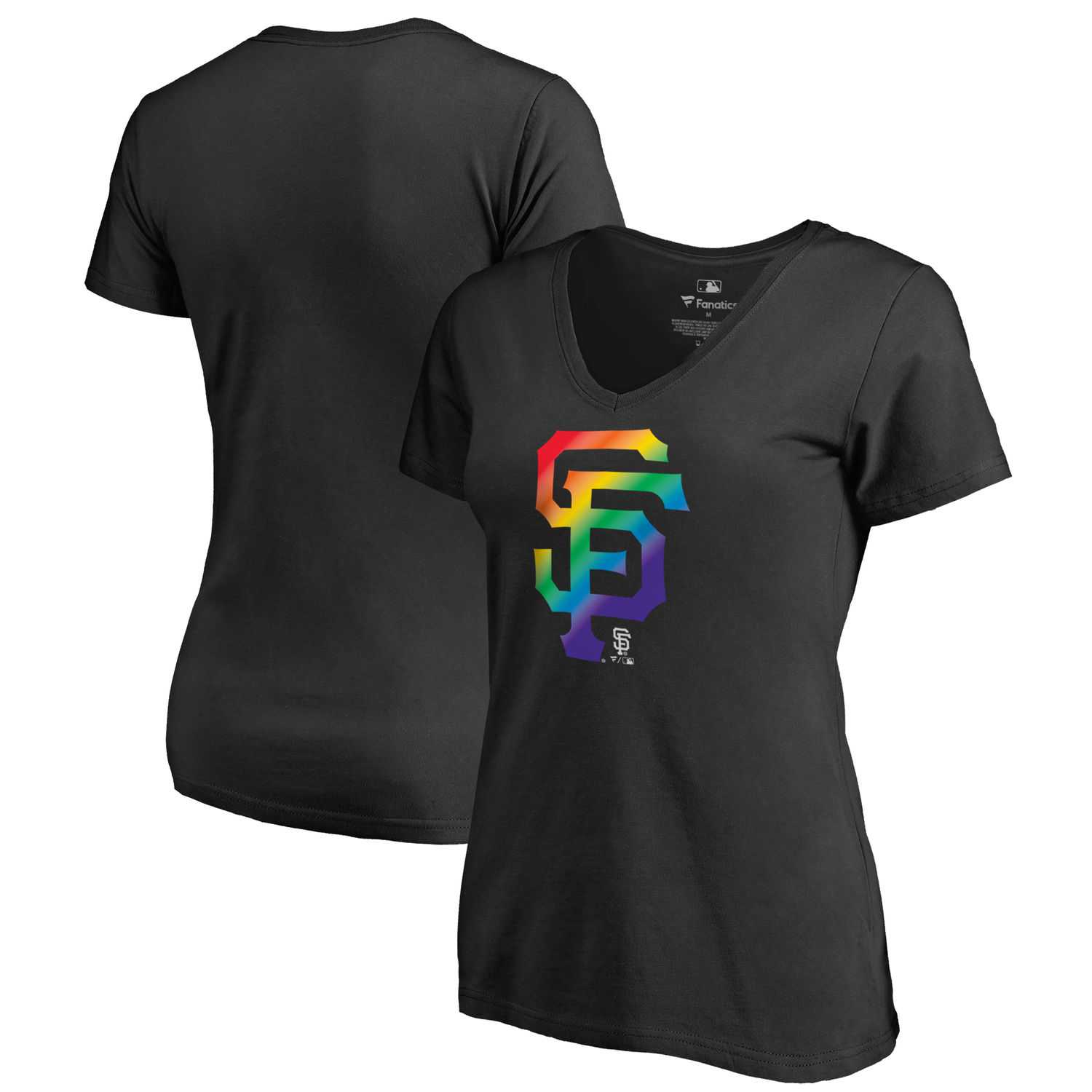 Women San Francisco Giants Fanatics Branded Pride Black T Shirt Fyun,We sell and wholesale Women San Francisco Giants Fanatics Branded Pride Black T Shirt Fyun on line form chian!