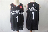 Brooklyn Nets 1 D'Angelo Russell Black Nike Swingman Jersey,baseball caps,new era cap wholesale,wholesale hats