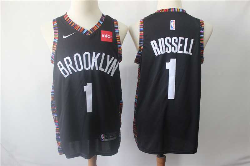 Brooklyn Nets 1 D'Angelo Russell Black Nike Swingman Jersey,We sell and wholesale Brooklyn Nets 1 D'Angelo Russell Black Nike Swingman Jersey on line form chian!