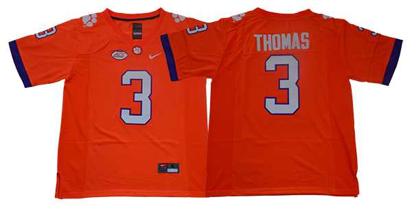 Clemson Tigers 3 Xavier Thomas Orange College Football Jersey,We sell and wholesale Clemson Tigers 3 Xavier Thomas Orange College Football Jersey on line form chian!