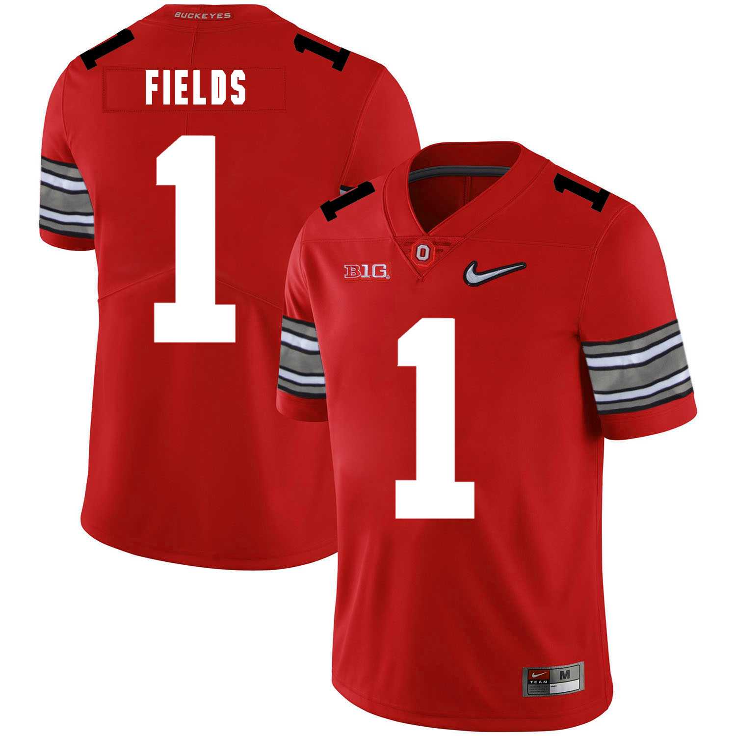 Ohio State Buckeyes 1 Justin Fields Red Nike College Football Jersey Dzhi,We sell and wholesale Ohio State Buckeyes 1 Justin Fields Red Nike College Football Jersey Dzhi on line form chian!
