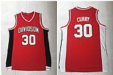 Davidson Wildcat 30 Stephen Curry Red Stitched College Basketball Jersey,baseball caps,new era cap wholesale,wholesale hats
