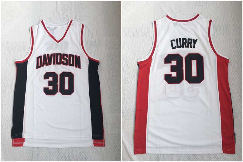 Davidson Wildcat 30 Stephen Curry White Stitched College Basketball Jersey,We sell and wholesale Davidson Wildcat 30 Stephen Curry White Stitched College Basketball Jersey on line form chian!