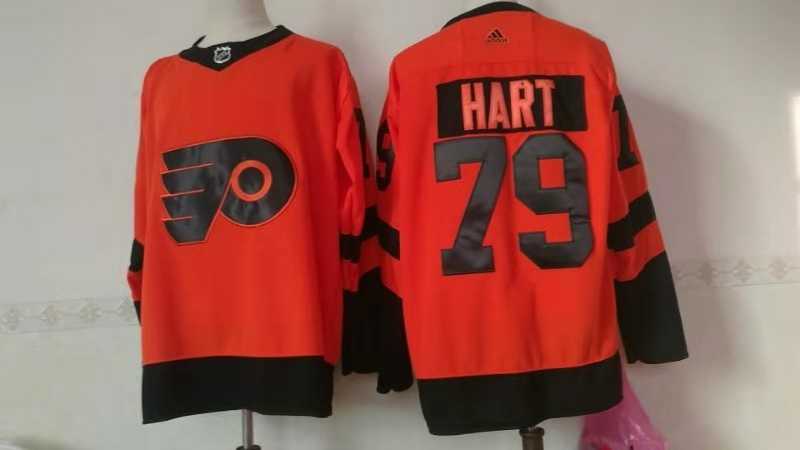 Flyers 79 Carter Hart Orange 2019 NHL Stadium Series Adidas Jersey,We sell and wholesale Flyers 79 Carter Hart Orange 2019 NHL Stadium Series Adidas Jersey on line form chian!