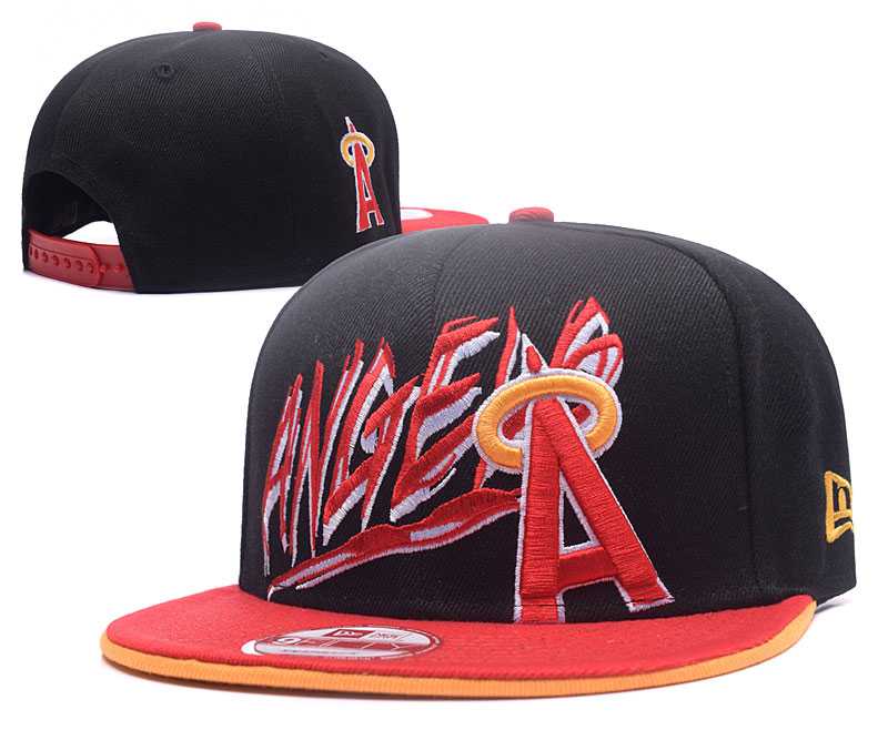 Angels Team Big Logo Black Red Adjustable Hat GS,We sell and wholesale Angels Team Big Logo Black Red Adjustable Hat GS on line form chian!