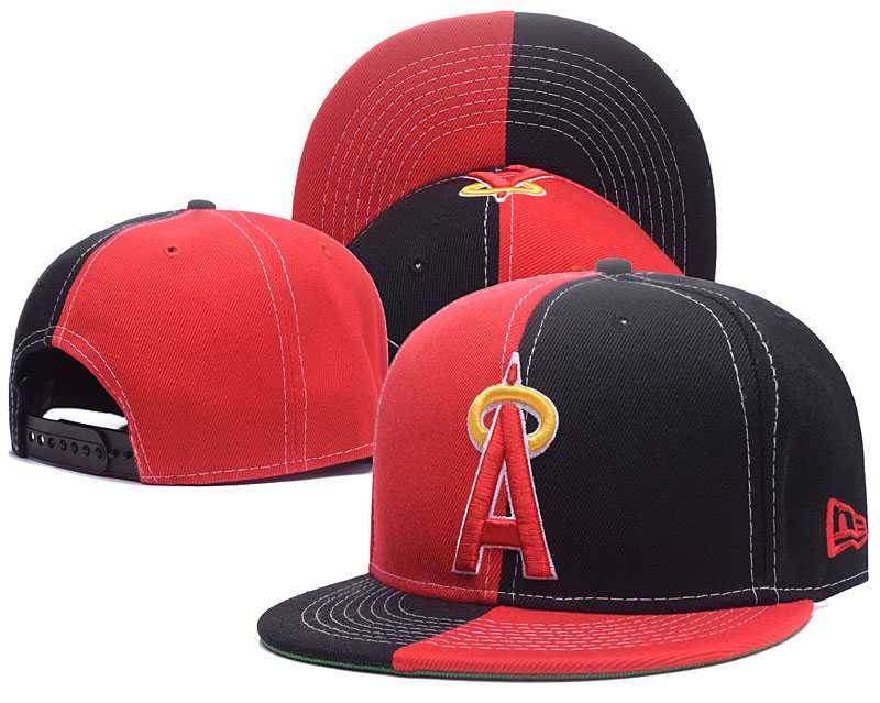 Angels Team Logo Black Red Adjustable Hat GS,We sell and wholesale Angels Team Logo Black Red Adjustable Hat GS on line form chian!