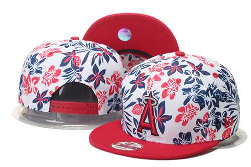 Angels Team Logo Red With Flower Adjustable Hat GS,We sell and wholesale Angels Team Logo Red With Flower Adjustable Hat GS on line form chian!