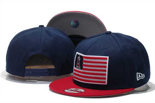 Angels Team Logo USA Flag Navy Adjustable Hat GS,We sell and wholesale Angels Team Logo USA Flag Navy Adjustable Hat GS on line form chian!