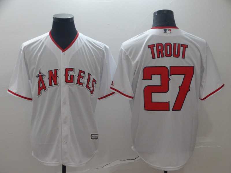 Angels 27 Mike Trout White Cool Base Jersey,We sell and wholesale Angels 27 Mike Trout White Cool Base Jersey on line form chian!