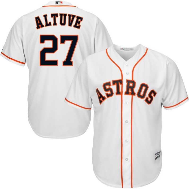 Astros 27 Jose Altuve White Cool Base Jersey,We sell and wholesale Astros 27 Jose Altuve White Cool Base Jersey on line form chian!