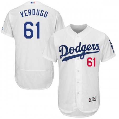 Dodgers 61 Alex Verdugo White Flexbase Jersey Dzhi,We sell and wholesale Dodgers 61 Alex Verdugo White Flexbase Jersey Dzhi on line form chian!