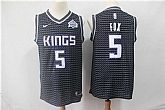 Kings 5 De'Aaron Fox Black Nike Swingman Jersey (1),baseball caps,new era cap wholesale,wholesale hats