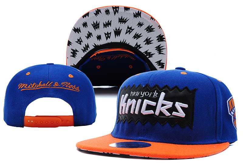 Knicks Team Logo Blue Mitchell & Ness Adjustable Hat LX,We sell and wholesale Knicks Team Logo Blue Mitchell & Ness Adjustable Hat LX on line form chian!