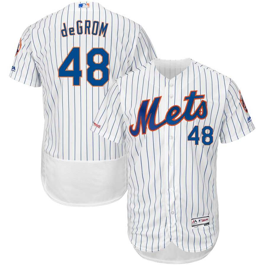 Mets 48 Jacob deGrom White 150th Patch Flexbase Jersey Dzhi,We sell and wholesale Mets 48 Jacob deGrom White 150th Patch Flexbase Jersey Dzhi on line form chian!