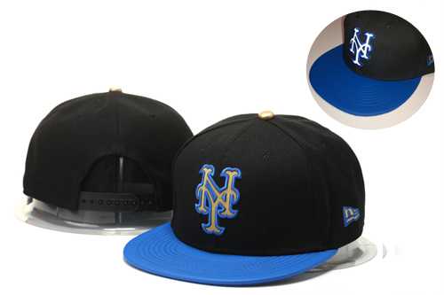 Mets Fresh Logo Black Blue Adjustable Hat GS,We sell and wholesale Mets Fresh Logo Black Blue Adjustable Hat GS on line form chian!