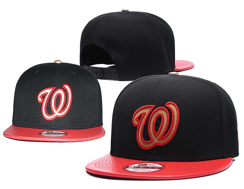 Nationals Team Logo Black Red Adjustable Hat GS,We sell and wholesale Nationals Team Logo Black Red Adjustable Hat GS on line form chian!