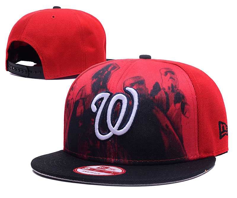 Nationals Team White Logo Red Black Adjustable Hat GS,We sell and wholesale Nationals Team White Logo Red Black Adjustable Hat GS on line form chian!