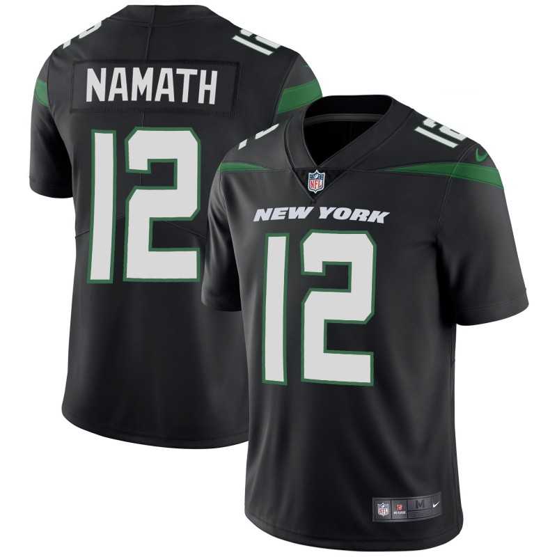 Nike Jets 12 Joe Namath Black New 2019 Vapor Untouchable Limited Jersey Dzhi,We sell and wholesale Nike Jets 12 Joe Namath Black New 2019 Vapor Untouchable Limited Jersey Dzhi on line form chian!