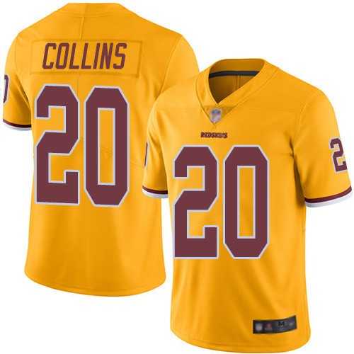 Nike Redskins 20 Landon Collins Gold Color Rush Limited Jersey Dzhi,We sell and wholesale Nike Redskins 20 Landon Collins Gold Color Rush Limited Jersey Dzhi on line form chian!