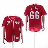 Reds 66 Yasiel Puig Red Flexbase Jersey Dzhi,baseball caps,new era cap wholesale,wholesale hats