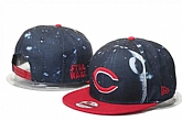 Reds Team Logo Black Red Adjustable Hat GS,baseball caps,new era cap wholesale,wholesale hats