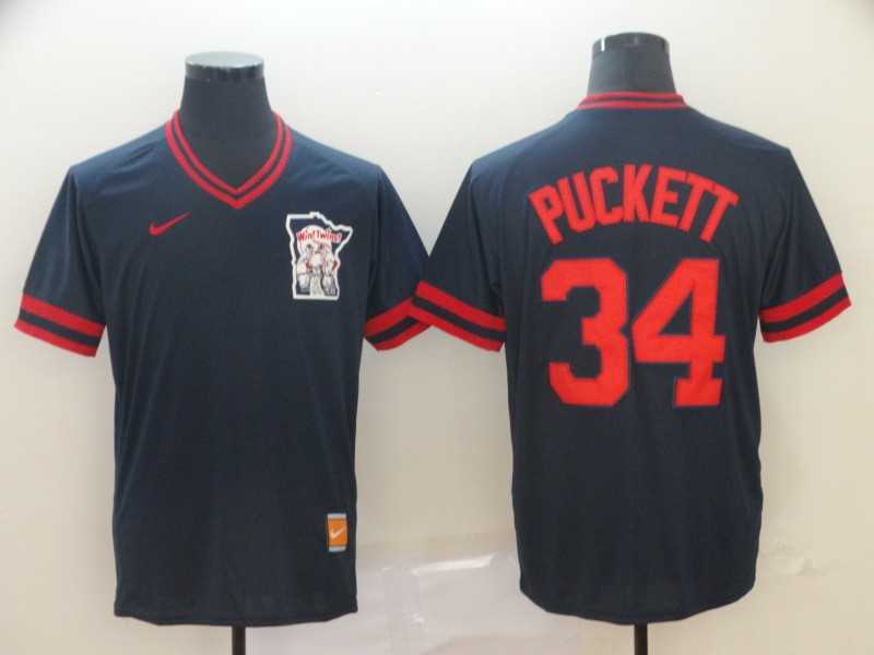 Twins 34 Kirby Puckett Navy Throwback Jersey,We sell and wholesale Twins 34 Kirby Puckett Navy Throwback Jersey on line form chian!