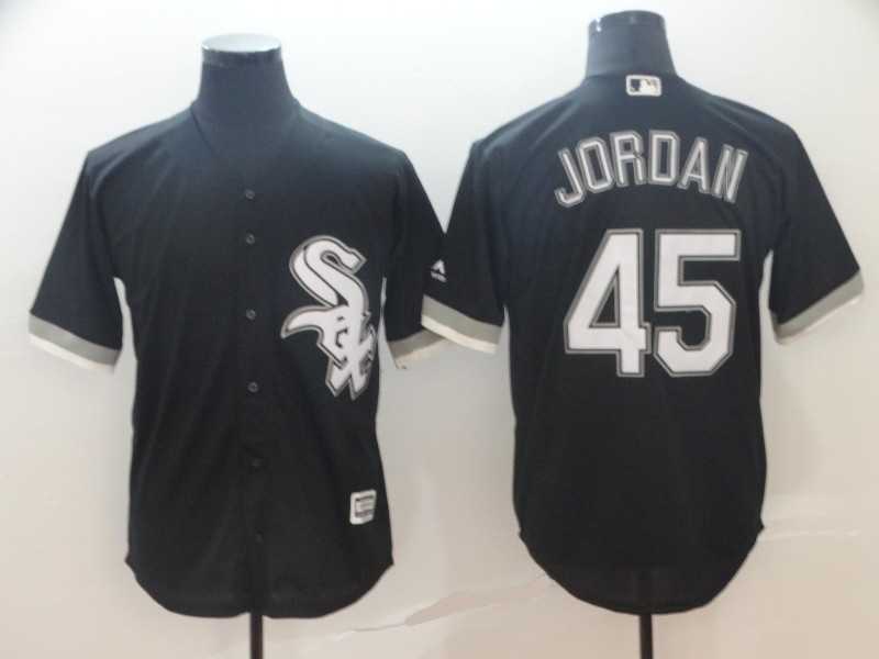 White Sox 45 Michael Jordan Black Cool Base MLB Jersey,We sell and wholesale White Sox 45 Michael Jordan Black Cool Base MLB Jersey on line form chian!