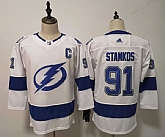 Women Lightning 91 Steven Stamkos White Adidas Jersey,baseball caps,new era cap wholesale,wholesale hats