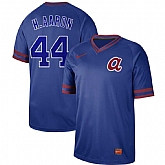 Braves 44 Hank Aaron Royal Throwback Jersey Dzhi,baseball caps,new era cap wholesale,wholesale hats