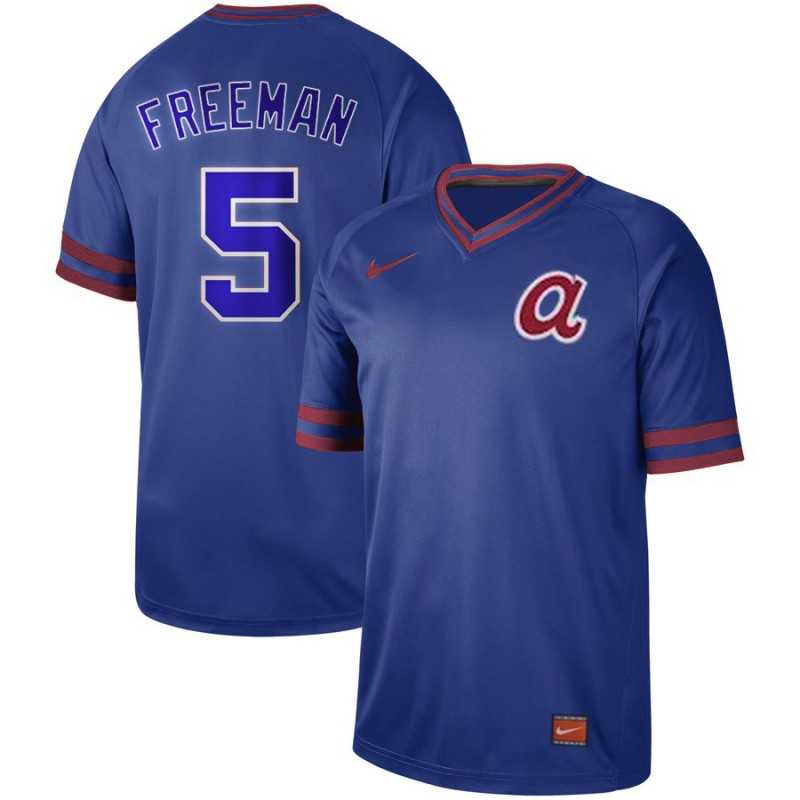 Braves 5 Freddie Freeman Blue Throwback Jersey Dzhi,We sell and wholesale Braves 5 Freddie Freeman Blue Throwback Jersey Dzhi on line form chian!