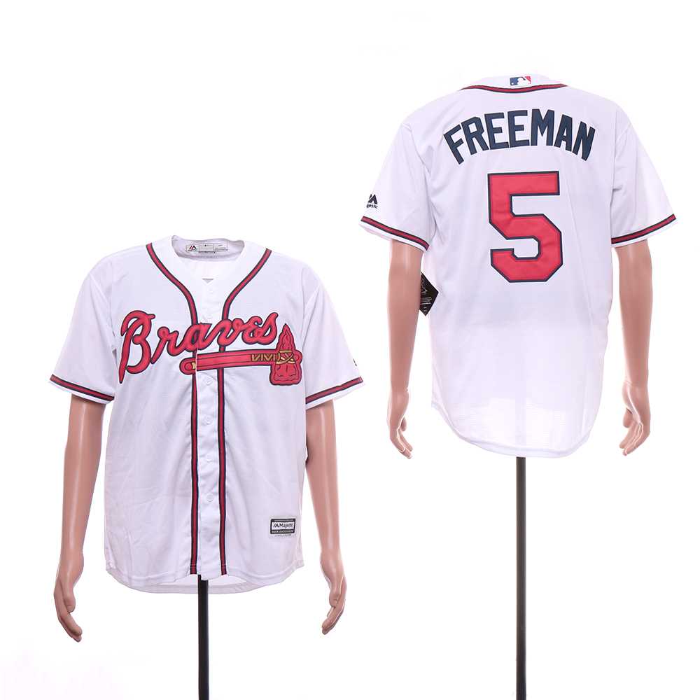 Braves 5 Freddie Freeman White Cool Base Jersey,We sell and wholesale Braves 5 Freddie Freeman White Cool Base Jersey on line form chian!