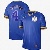 Brewers 4 Paul Molitor Royal Throwback Jersey Dzhi,baseball caps,new era cap wholesale,wholesale hats