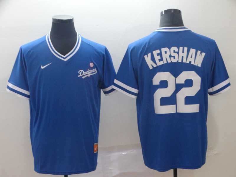 Dodgers 22 Clayton Kershaw Blue Throwback Jerseys,We sell and wholesale Dodgers 22 Clayton Kershaw Blue Throwback Jerseys on line form chian!