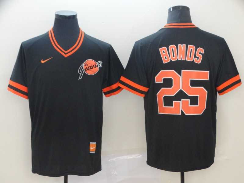 Giants 25 Barry Bonds Black Throwback Jerseys,We sell and wholesale Giants 25 Barry Bonds Black Throwback Jerseys on line form chian!