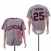Indians 25 Jim Thome Gray Turn Back The Clock Jersey,baseball caps,new era cap wholesale,wholesale hats