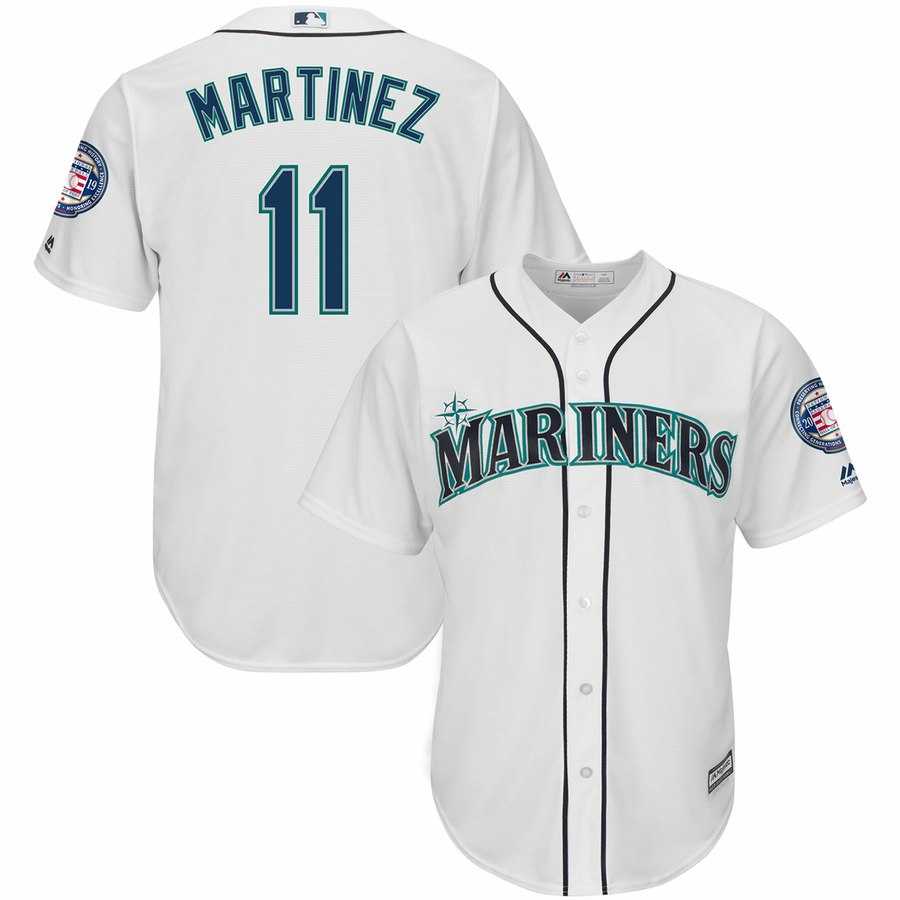 Mariners 11 Edgar Martinez White 2019 Hall of Fame Induction Patch Cool Base Jersey Dzhi,We sell and wholesale Mariners 11 Edgar Martinez White 2019 Hall of Fame Induction Patch Cool Base Jersey Dzhi on line form chian!