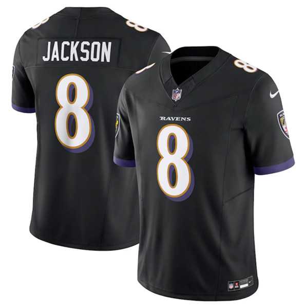 Men & Women & Youth Baltimore Ravens #8 Lamar Jackson Black 2023 F.U.S.E Vapor Jersey,We sell and wholesale Men & Women & Youth Baltimore Ravens #8 Lamar Jackson Black 2023 F.U.S.E Vapor Jersey on line form chian!