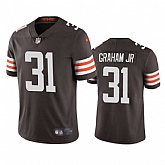 Men & Women & Youth Cleveland Browns #31 Thomas Graham Jr. Brown Vapor Untouchable Limited Jersey,baseball caps,new era cap wholesale,wholesale hats
