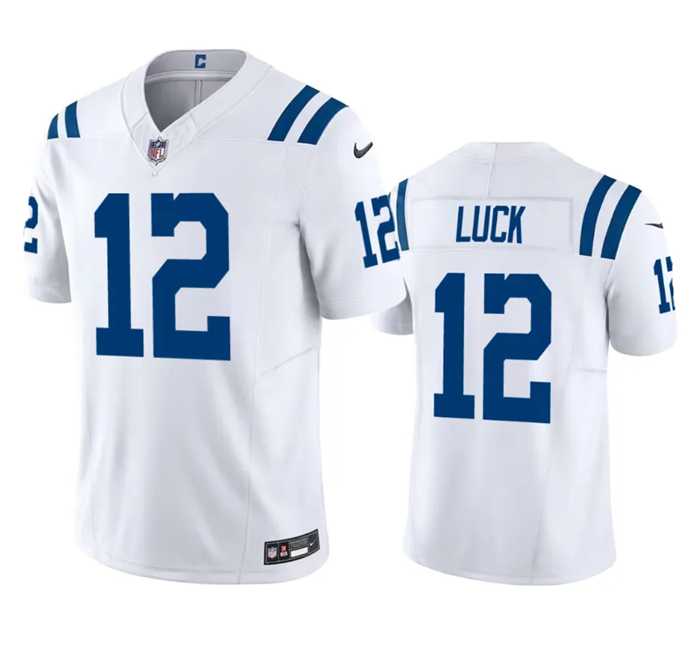Men & Women & Youth Indianapolis Colts #12 Andrew Luck White 2023 F.U.S.E Vapor Untouchable Stitched Football Jersey,We sell and wholesale Men & Women & Youth Indianapolis Colts #12 Andrew Luck White 2023 F.U.S.E Vapor Untouchable Stitched Football Jersey on line form chian!