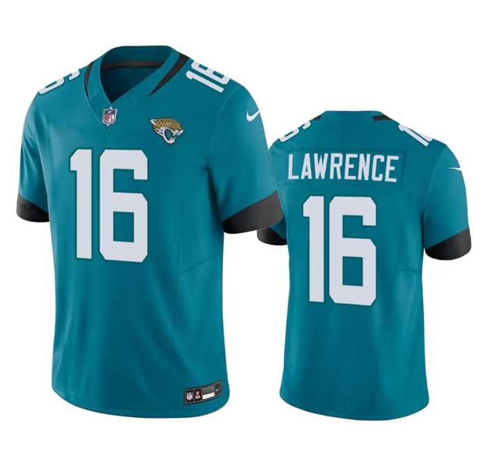 Men & Women & Youth Jacksonville Jaguars #16 Trevor Lawrence Teal 2023 F.U.S.E Vapor Untouchable Limited Stitched Jersey,We sell and wholesale Men & Women & Youth Jacksonville Jaguars #16 Trevor Lawrence Teal 2023 F.U.S.E Vapor Untouchable Limited Stitched Jersey on line form chian!