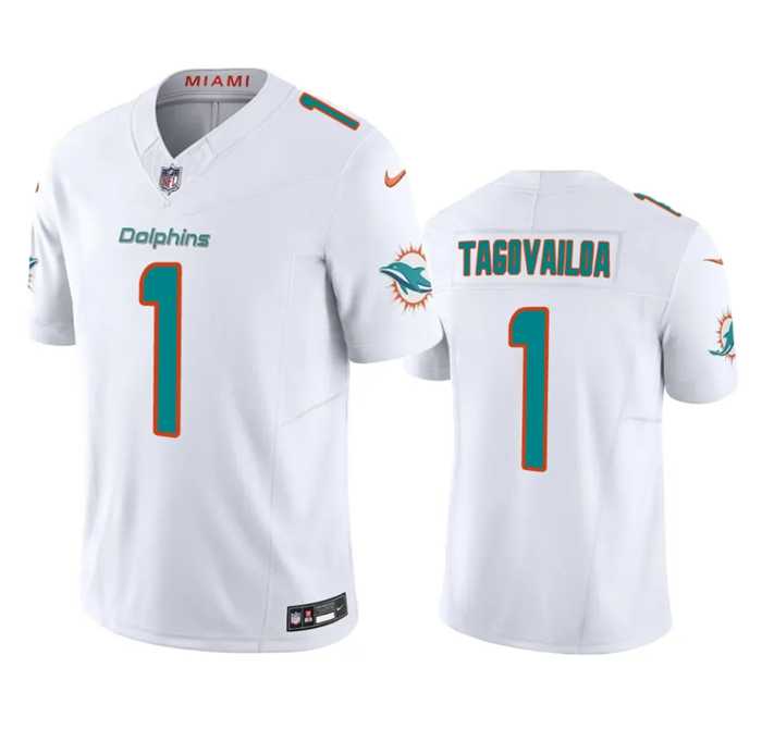 Men & Women & Youth Miami Dolphins #1 Tua Tagovailoa White 2023 F.U.S.E Vapor Limited Stitched Football Jersey,We sell and wholesale Men & Women & Youth Miami Dolphins #1 Tua Tagovailoa White 2023 F.U.S.E Vapor Limited Stitched Football Jersey on line form chian!