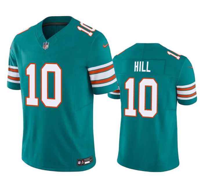 Men & Women & Youth Miami Dolphins #10 Tyreek Hill Aqua 2023 F.U.S.E Vapor Limited Stitched Football Jersey,We sell and wholesale Men & Women & Youth Miami Dolphins #10 Tyreek Hill Aqua 2023 F.U.S.E Vapor Limited Stitched Football Jersey on line form chian!